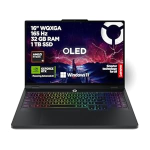 Lenovo Legion Pro 5 Gaming AI Laptop | 16" WQXGA OLED 240Hz | Intel Core Ultra 9 275HX | 32GB RAM | 1TB SSD | NVIDIA GeForce RTX 5070Ti | Windows 11 | QWERTZ | Schwarz | 3 Monate GamePass