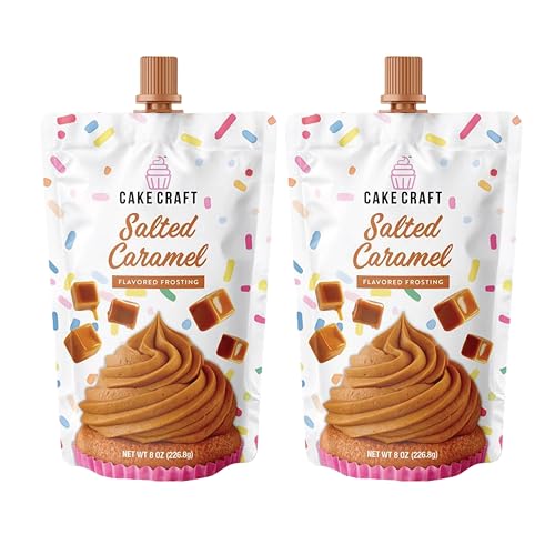 Cake Craft Salted Caramel Frosting – 8oz Pouch | Ready-to-Use