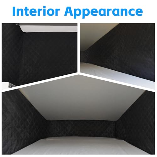 Interne Isolierung Pop Top Dachabdeckung Ersatz für VW T4, Faltbarer Sonnenschutz für Auto Innenabdeckung, Internes Thermomatte Set mit Aufbewahrungstasche