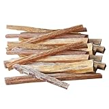 DOITOOL Encendedor de Leña Natural para Camping y Barbacoas, Tiras de Madera Ecológicas y Prácticas, Bolsa Portátil para Hacer Fuego en Estufas, Chimeneas y Fogatas al Aire Libre