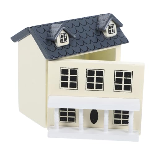 ibasenice Miniatur Möbel Schrank Für Puppenhaus Maßstab Niedliche Holzdekoration Für Miniaturhäuser Realistisches Design Und Leichtgewichtig Für Kreative Bastelprojekte