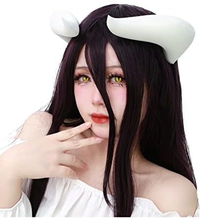 C-ZOFEK White Cosplay Horns with Clips for Bowsette Cosplay Costume Halloween Accessory