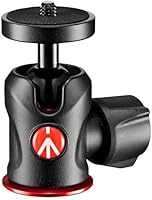 Vista 9 de Manfrotto Cabezal de bola central 490, para trípodes de cámara, cabezal de bola fluida para trípodes ergonómicos y funcionales, estabilizador