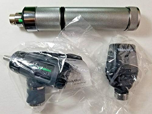 Welch Allyn Standard Diagnostic Set Feat. Coaxial Ophthalmoscope, Macroview Otoscope And Nickel Cadmium Rechargeable Handle #TOP3