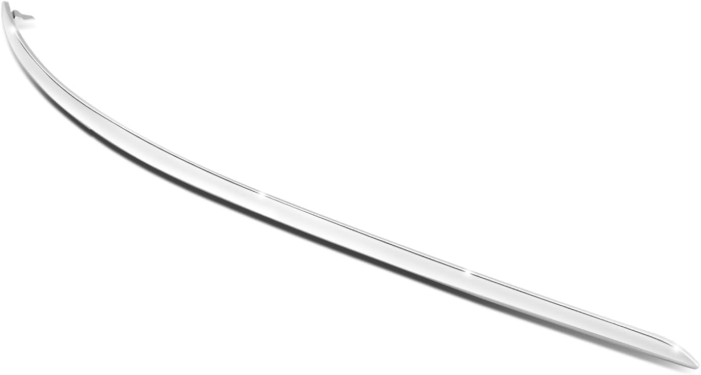Auto Dynasty [Non AMG Package] MB1047110 Front Bumper Cover Molding Compatible with Benz C300 C350 2008-2011, Passenger Right Side, Polished Chrome