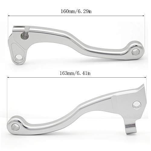 FXCNC Racing Front Brake Clutch Levers for TTR125 TTR125L 2000-2018, WR250 WR250R 2007-2017, WR250X 2007-2012, YZ80 1987-1996, YZ125 1985-1988, XT225 1995-2007, XT250 2008-2018, TTR250 2002-05