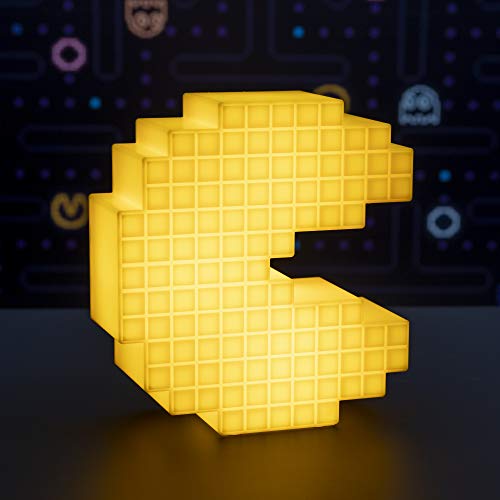 Paladone Pac Man Pixelated Light - Vintage Gaming Desk Lamp