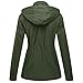 WenVen Women's Spring Lightweight Coat Military Cargo Jacket (Army Green, 3XL)