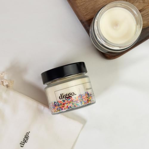 Vela Aromática Perfumada Vegetal Chocolate diggo. 140g