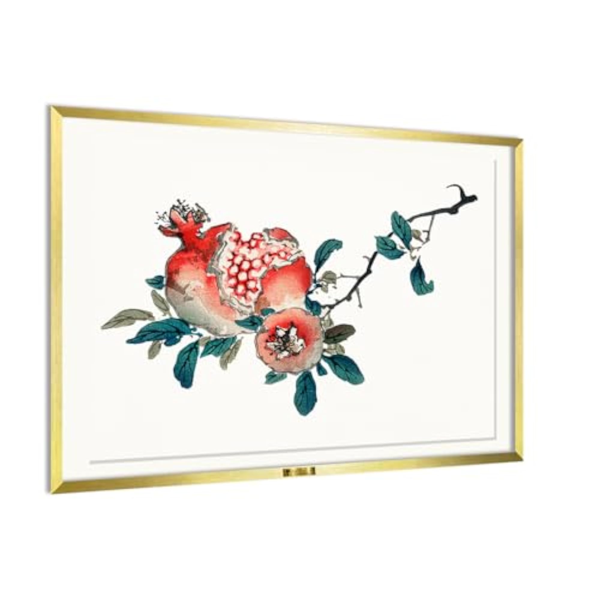 Pomegranate Botanical Wall Art Painting