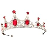 HEATSHAKING 光沢ラインストーンヘッドドレス クラウン型ヘアアクセサリー 誕生日パーティー 結婚式 コスプレ用女性用装飾品