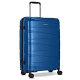 MATERIAL LIGERO: la carcasa rígida de alta calidad hecha de 100% polipropileno ofrece un diseño ligero pero resistente. Es resistente a los golpes, estable y flexible, lo que le da a tu equipaje una protección óptima. La mejor parte es que no tienes que preocuparte por el peso extra, porque el material es increíblemente ligero. Viaja sin preocupaciones y disfruta de la seguridad y durabilidad que esta carcasa rígida ofrece a tu equipaje.