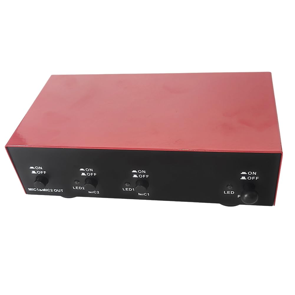 48V Phantom Alimentation Alimentation USB Double Sortie Mixte pour Les Microphones de Condenseur Équipement D'Enregistrement de Musique avec Câble XLR Double