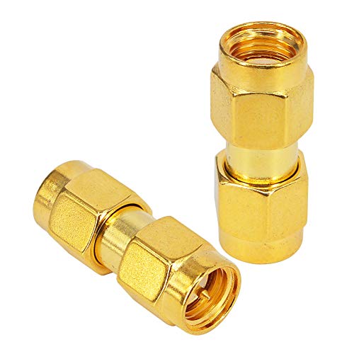 Onelinkmore Sma Connector Fpv Antenna Adapter Sma Male To Rp Sma Male Female Connector Sma Male To Reverse Polarity Sma Male Gender Changer Adapter #TOP4