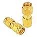 onelinkmore SMA Connectors FPV Antenna Adapter SMA Male to RP SMA Male Hole Connector Changer Adapter