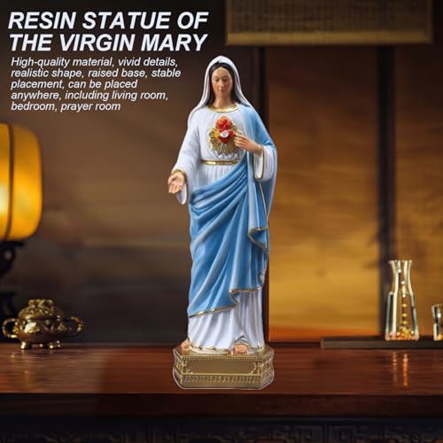 Statue de la Vierge réaliste pour coin prière et méditation - 4
