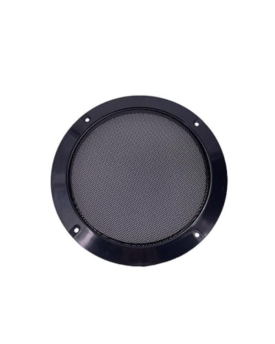 Anello Protettivo Decorativo Copertura In Rete Per Altoparlanti Audio Per Auto Da 5 Pollici Colore Argento E Nero Accessori AudioBlack
