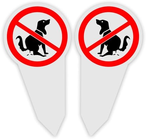 Placa De Advertencia Para Perro: "Prohibido Hacer Caca En El Baño" - Letrero Metálico Decorativo