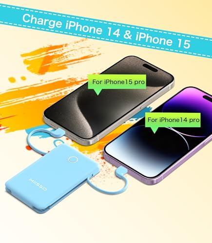 6000mah-Ultra-Slim-Built-in-Cables-Power-Bank-Card-Size-Built-in-USB-C-Cords-Battery-Pack-Portable-Charger-for-Phones-3-Output-External-Battery-Pack-Compatible-with-iPhone-Samsung-Google-Blue