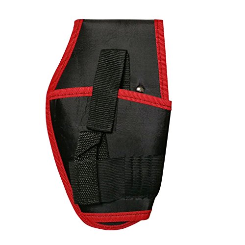 Portátil taladro Holster, Tookie Impermeable Multi-Functional Cordless Taladro Holder Screwdriver Waist Power Tool Bolsa Soporte para la mayoría de taladros de mango T, rojo