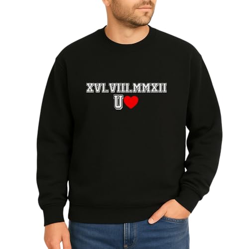 Image of Anniversary Matching Shirts, for Couple, Heart Design T-Shirt Set, Wedding Present, Honeymoon Outfit