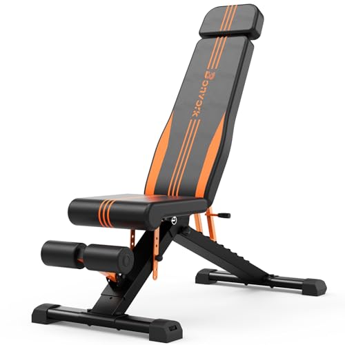 Banc de Musculation Pliable 400 Kg, Banc Musculation pour EntraîNement Incliné Et DéCliné Avec Dossier Allongé, éQuipement D&rsquo;EntraîNement de Musculation pour Salle de Sport à Domicile