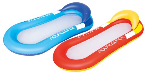Bestway Red Aqua lounge gonfiabile galleggiante piscina Air Mat letto sdraio
