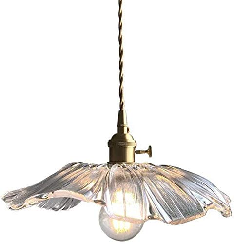 Lampe suspendue en verre anti-éblouissement pour illuminer un escalier sombre