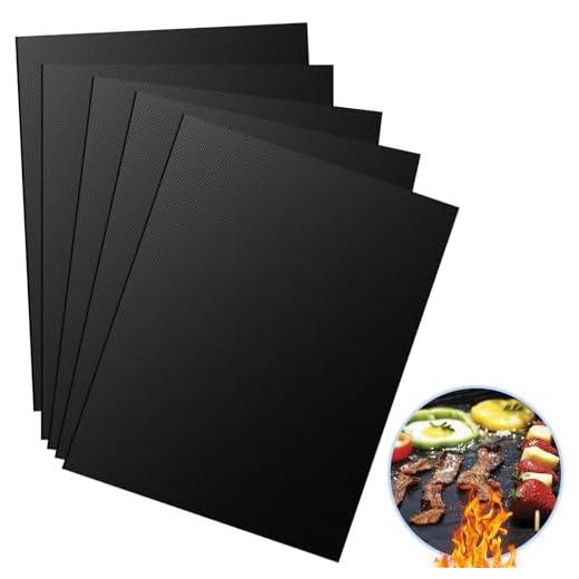 Tappetini BBQ Antiaderenti 5 pezzi