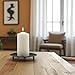 Hosley Set of 6 Black Iron Pillar Candle Holder Plates – 7-Inch Decorative Round Trays for Pillar Candles – Ideal for Weddings, Special Occasions, Home Décor, and Pedestal Displays