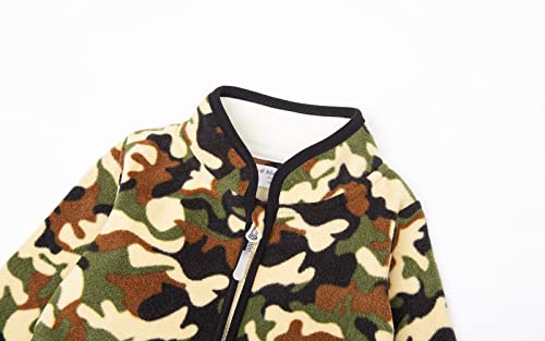 Image of Mud Kingdom Unisex Kids Fleece Jacket Printing Zip Up