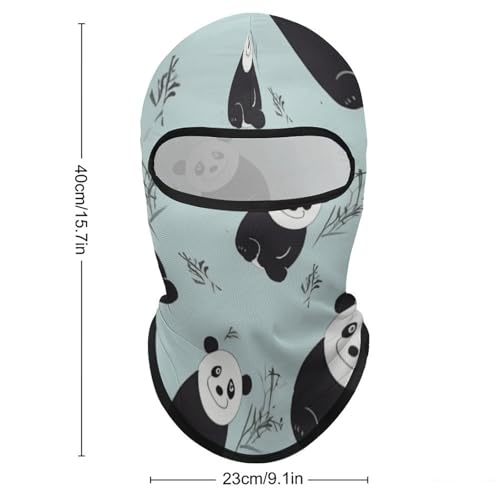 Balaclava para Hombres con Diseño de Oso Panda para Invierno, Máscara Facial para Ciclismo y Esquí miniatura 2