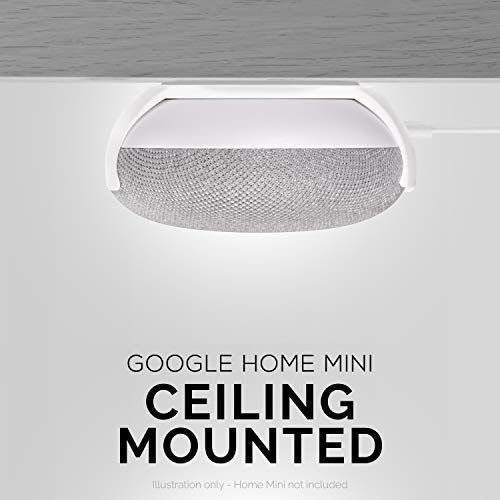 Support sans vis Google Home Mini fixation rapide mur et plafond - 5