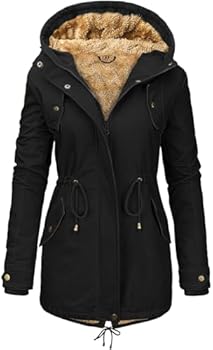 Vancavoo Veste Femme Mi Saison Imperméables Parka Longue