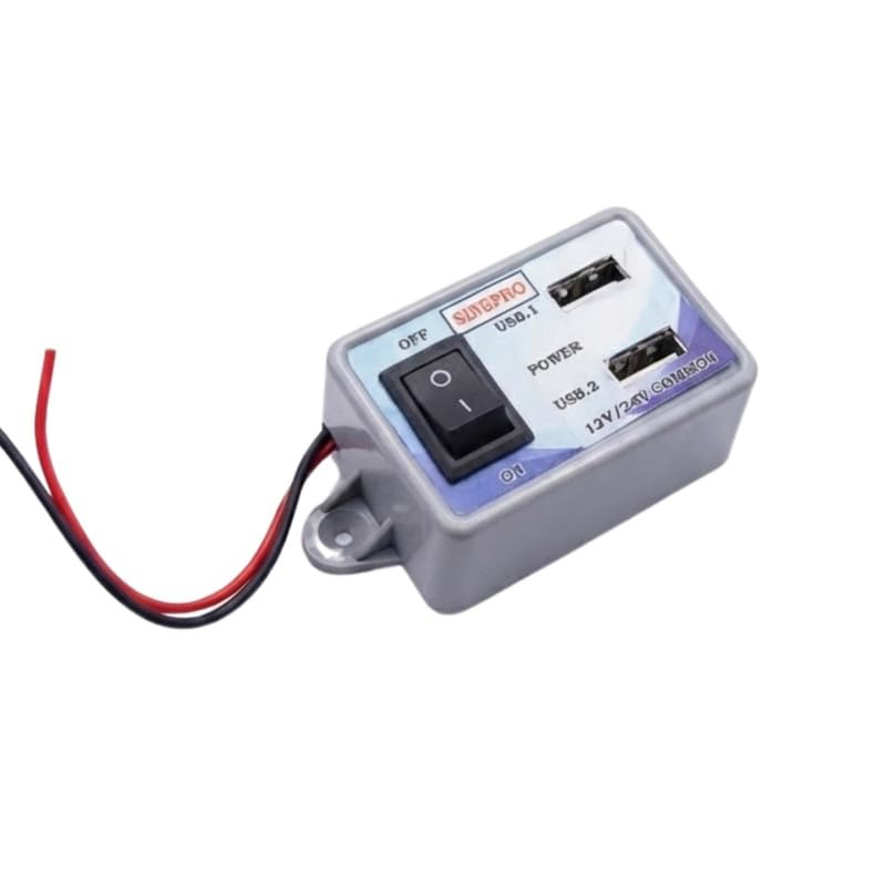 12V/24V Mobile Charger for Car, Bike with 2 USB Ports – Compact & High-Speed for Electric Vehicles, Bike and Mobile Phones-image-20