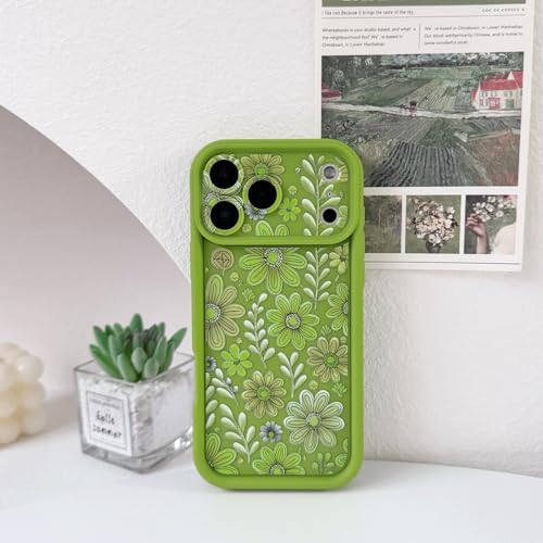 Lovmooful Compatible for iPhone 17 Pro Max Case Aesthetic Cute Color Flower Floral Leaf Design for Girls Women Soft TPU Shockproof More Protective Girly for iPhone 17 Pro Max Case-Green by Lovmooful - Used condition - Image 6