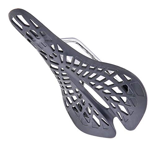 Joloy Vélo Creux Coussin de siège Selle en Fibre de Carbone légère Couverture Selle VTT Vélo Outil