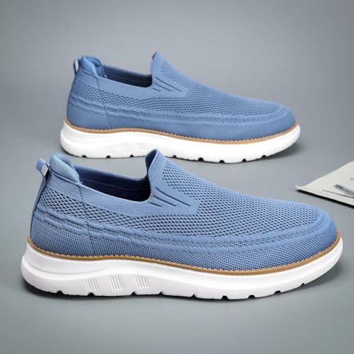 Image of Men's Walking Boat Shoes Slip On Casual Loafers Non Slip Comfortable Lightweight Work Driving Shoes