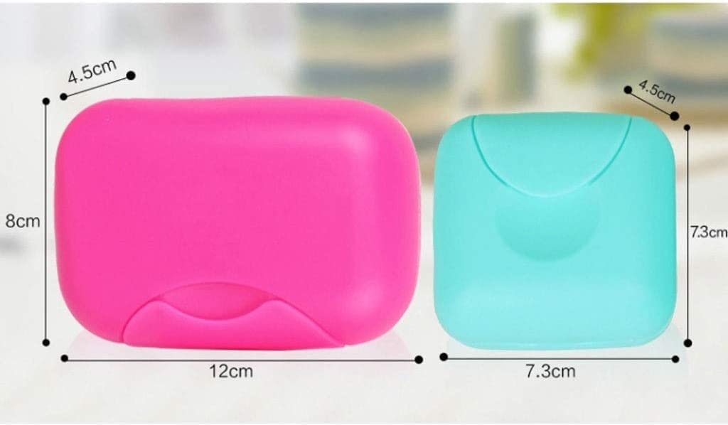 Caja de jabón de Viaje Caja de jabón de Viaje de plástico Caja de Placa de Plato Estuche Protector Contenedor Ducha de baño Ducha en casa Caja de jabón sellada Caja de jabón