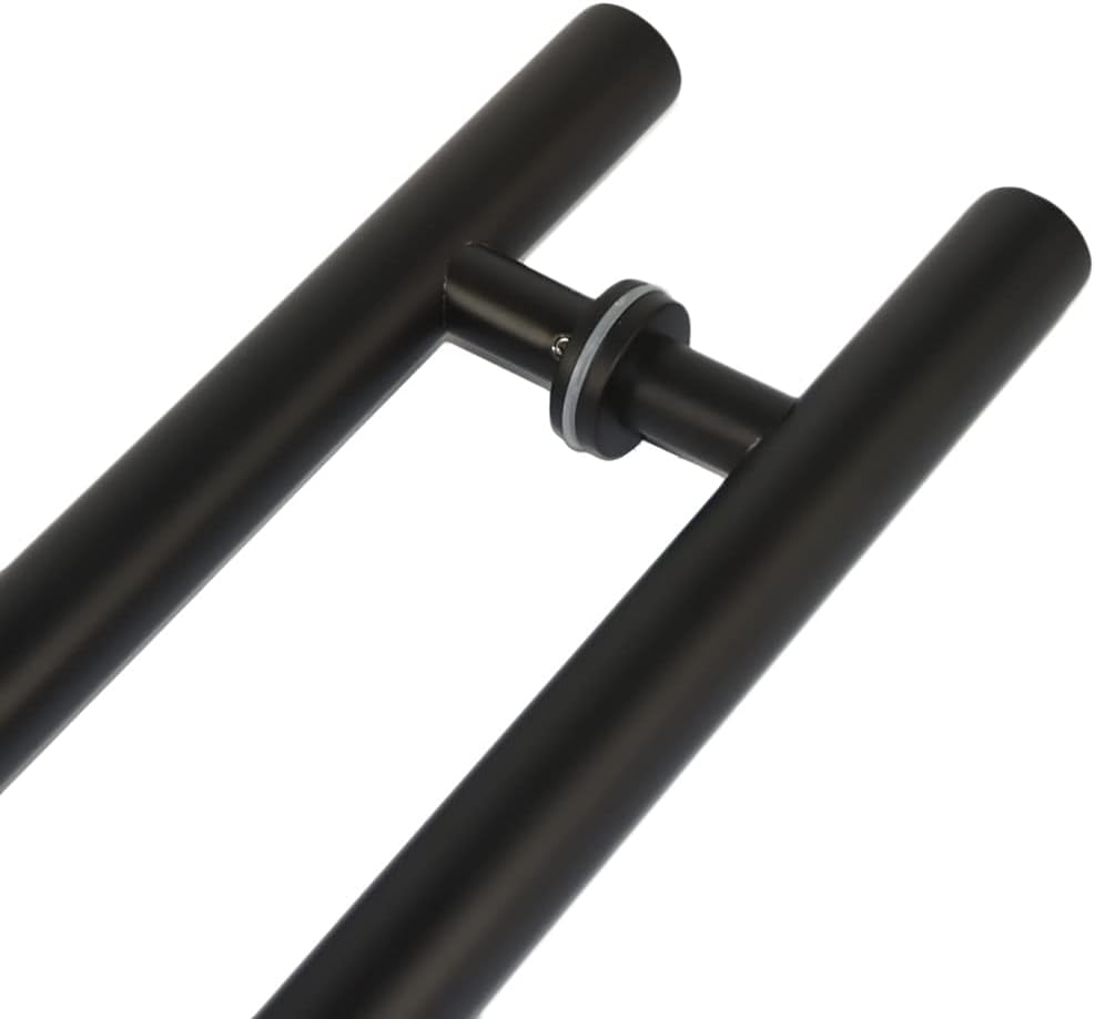 Hotel Sliding Barn Door Handle with Rubber Gasket, 20 23 31 39" Long Gate Pull Handle for Shower Entarnce Glass Wood Doors (Size : 100cm Length|70cm CtoC)