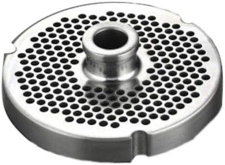 #52 Meat Grinder Plates with Hubs - Cozzini Cutlery Imports - Choose Your Size (3/16 in. - 5mm - Medium Bruger Grind)