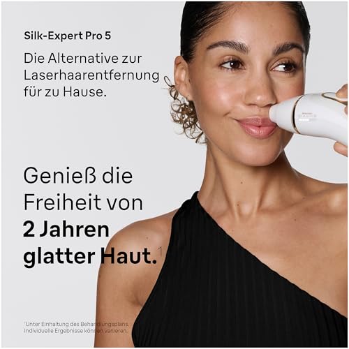 Braun IPL Geräte Haarentfernung Silk·expert Pro 5, PL5321, Weiß/Gold – Ansicht 2