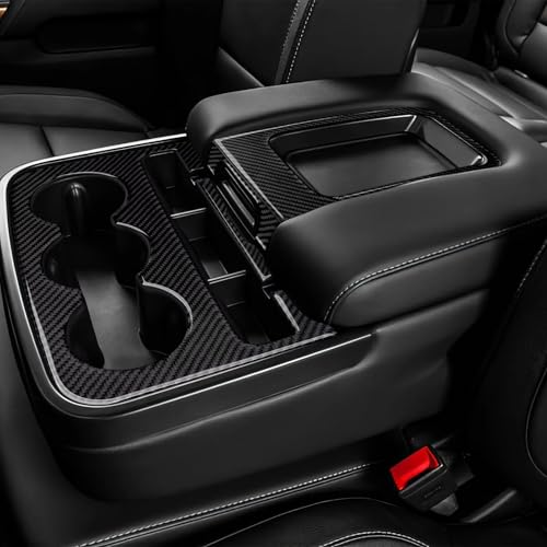 Accesorios Interiores para Chevrolet Silverado 2014-2018 Moldura Panel Frontal Coche Adhesivo 5