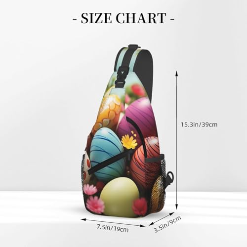 Bolso cruzado Sling para mujer y hombre negro miniatura 2