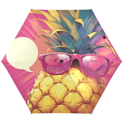 Parapluie de plage ananas léger et pliant pour protéger vos enfants du soleil en voyage
