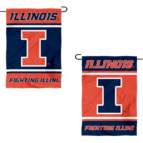 College Flags & Banners Co. Illinois Fighting Illini Garden Flag