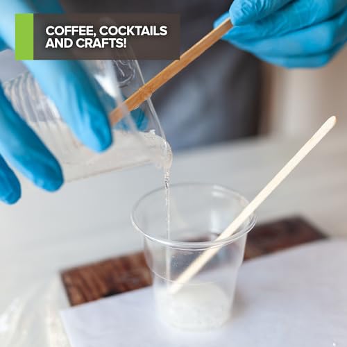 Stock Your Home 1000 Count Wooden Coffee Stir Sticks, Bulk Wood Stirrers For Coffee And Tea, Disposable Drink Stirrers For Hot Drinks thumb #6