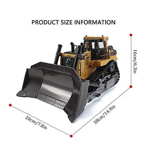 KXKLGWHN RC Buggy All-terrain Crawler Climbing RC Truck, 2.4GHZ Remote Control Excavator Vehicle, Bulldozer Toy Car, Alloy Giant RC Engineering Truck, Boys And Girls Gifts - Image 7
