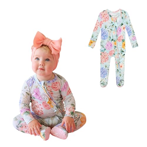 Image of Ruffled Zippered Vintage Pink Rose One Piece