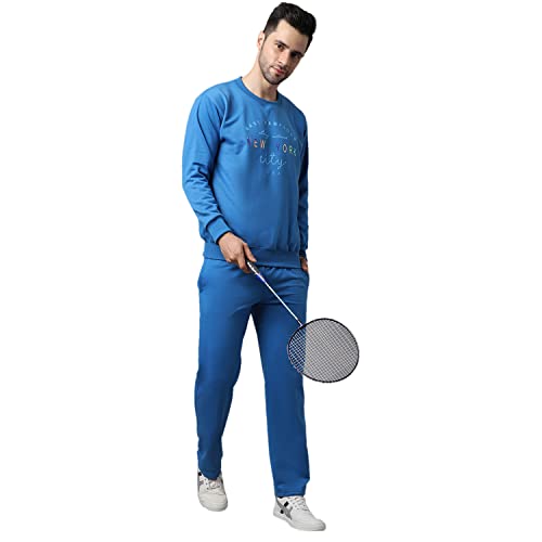 Image of Mack Jonney Fleece Printed Tracksuit Co-ord Set for Men-SW 44 LOWER 02-P